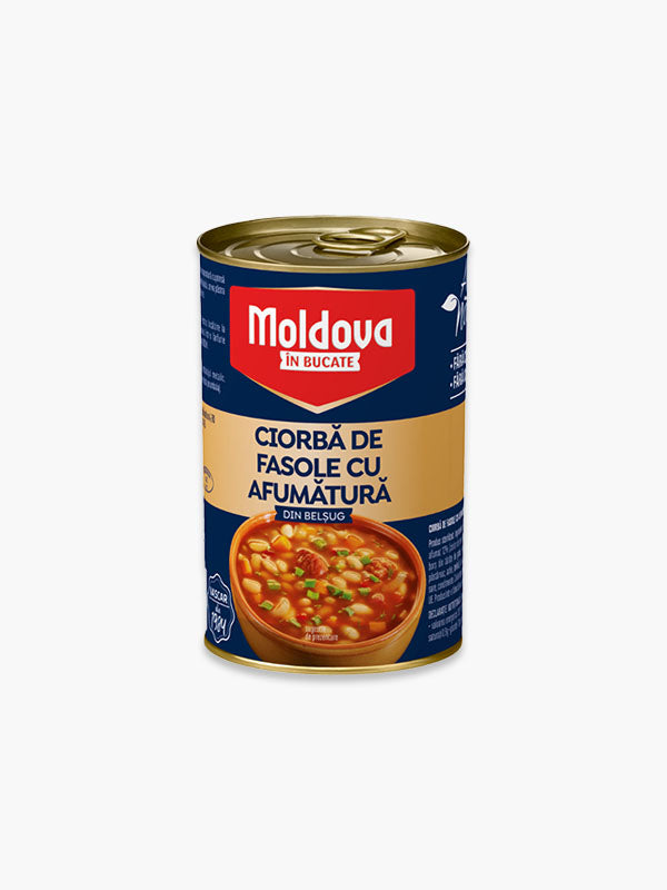 Moldova in Dishes Smoked Bean Soup