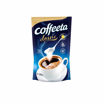 Coffeeta Classic 200g sobre fondo blanco