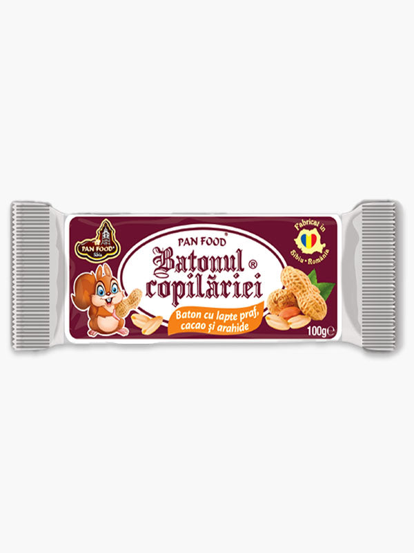 Panfood Batonul Copilăriei cu Lapte Praf Cacao și Arahide