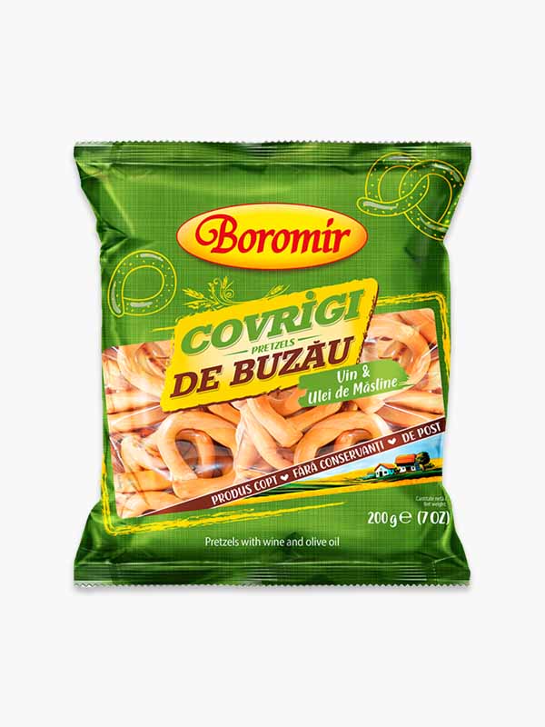 Boromir Buzău Pretzels with Olive Oil and Wine