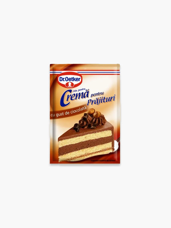 Dr. Oetker Cremă pentru Prăjituri cu Gust de Ciocolată