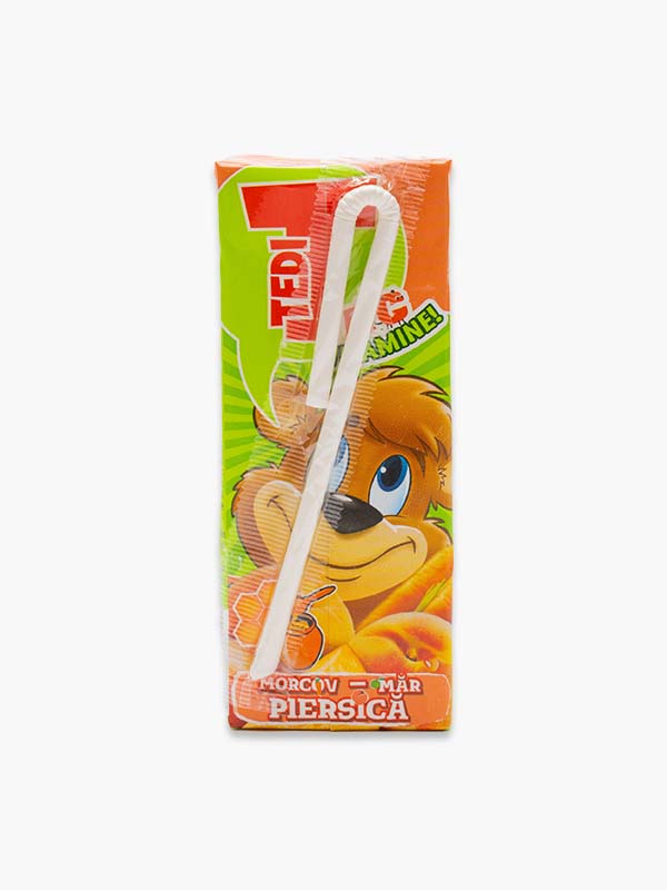 Tedi For Kids Piersică Măr și Morcov