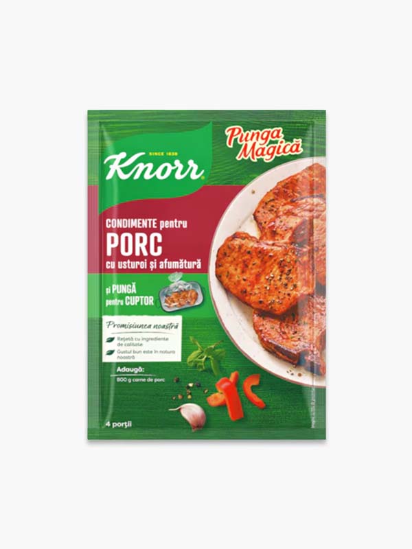 Knorr Punga Magică Condimente pentru Porc cu Usturoi și Afumătură