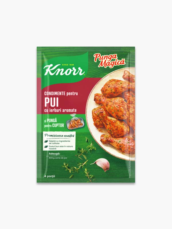 Knorr Punga Magică Condimente pentru Pui cu Ierburi Aromate