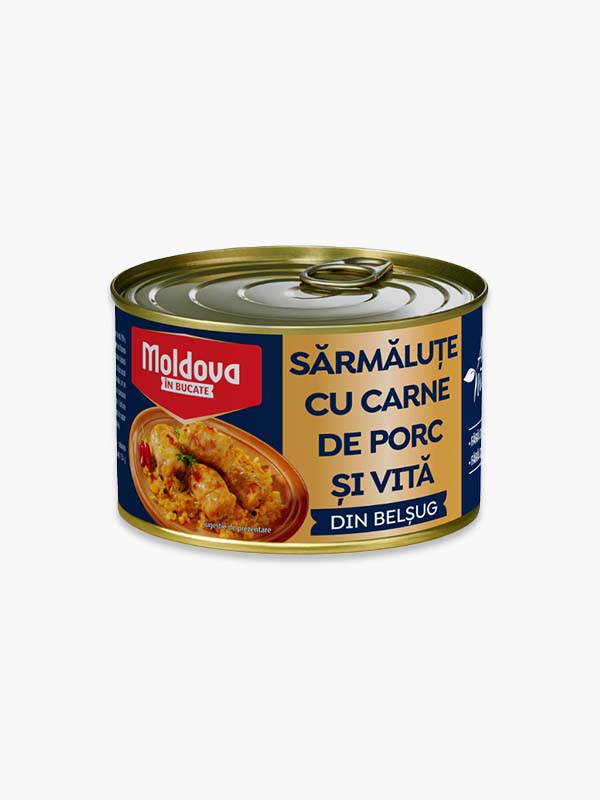 Moldova în Bucate Sărmăluțe cu Carne de Porc și Vită din Belșug