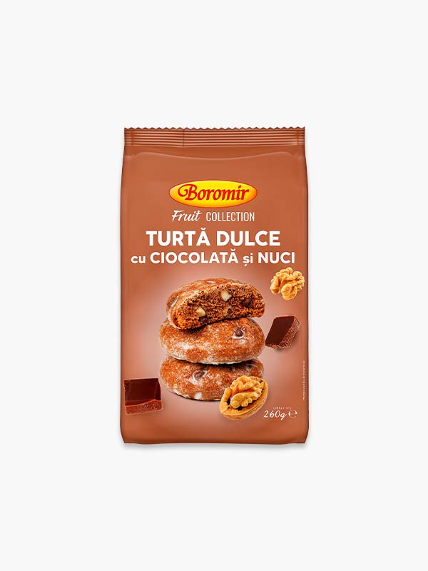 Boromir Turtă Dulce cu Ciocolată și Nucă