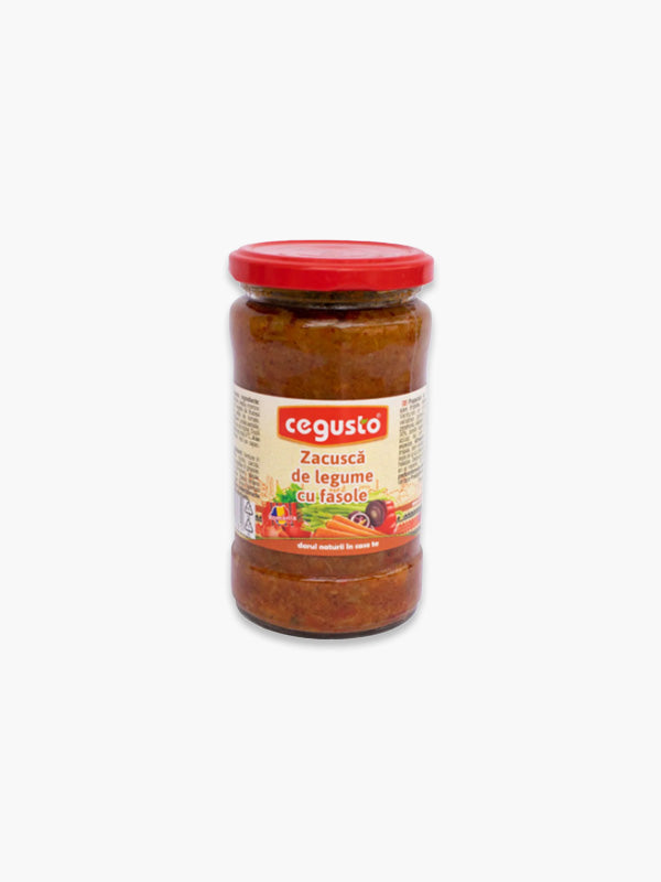 Zacuscă de Legume cu Fasole Cegusto